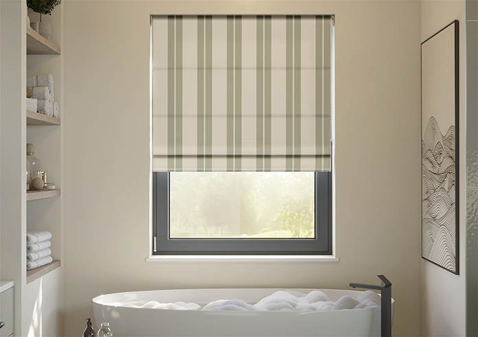 The British Stripe Co. Edward, Polzeath No.1 - Twist&Fit Roman Blind - Image 3